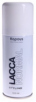 KAPOUS Лак для волос аэрозольный (без фреона) нормальной фиксации "Styling", 100 мл 83-1 - фото 10370