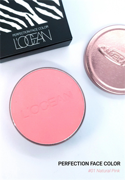 L'OCEAN Румяна для лица ЛЕГКИЕ Face Color Can в алюминиевом контейнере #01 Natural Pink, 5 г 913564-4EDF - фото 10610