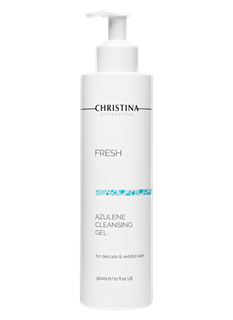 Fresh Azulene Cleansing Gel for delicate & reddish skin - Очищающий гель для чувствительной кожи, 300мл CHR018 - фото 11272