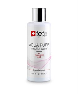 TETE Мицеллярная вода с гиалуроновой кислотой Aqua Pure Micellar water, 200мл IRXKL9m0huEAL7dMx--0C3 - фото 11621