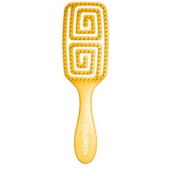 SOLOMEYA Расческа для сухих и влажных волос АРОМАТ МАНГО Wet Detangler Brush Rectangular Mango, 1 шт. 137686-3A40 - фото 11676