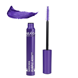 ARAVIA Тушь цветная для ресниц PURPLE ADDICT 03 mascara purple фиолетовая, 1шт. L003 - фото 11703