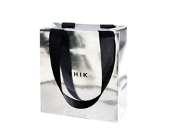 SHIK Пакет подарочный серебро с черными ручками 149*170*80, 1шт. 4631165825007 - фото 12051
