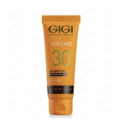 SC Крем солнцезащитный с защитой ДНК SPF 30 для сухой кожи / GIGI Sun Care Daily Moisture, 75мл 36046 - фото 12347