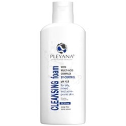 PLEYANA Очищающая пенка с мульти-кислотным комплексом, 170мл P.197 - фото 13285