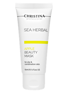 Маска красоты для жирной и комбинированной кожи "Яблоко" / Sea Herbal Beauty Mask Apple for oily and combination skin, 60мл CHR058 - фото 13744