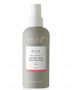 KEUNE Спрей для укладки утюжками / STYLE HOT IRON SPRAY, 200 мл 27433 - фото 13899