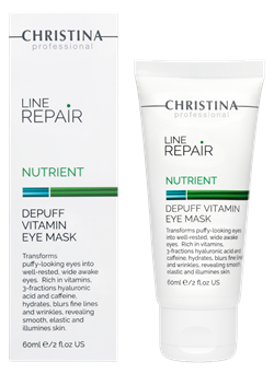 Line Repair Восстанавливающая противоотечная маска для кожи вокруг глаз / Nutrient Depuff Vitamin Eye Mask, 60мл CHR869 - фото 13974