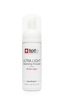 TETE Мусс ультралегкий очищающий для умывания Ultra Light Cleansing Mousse, 150мл 920261 - фото 14120