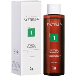 System 4 Терапевтический шампунь 1 для нормальной и жирной кожи головы, 250 мл 11321 - фото 15103