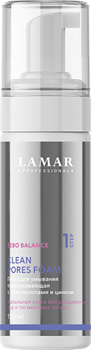 Lamar Professional Пенка для умывания поросуживающая с AHA-кислотами и цинком CLEAN PORES FOAM, 150мл 0214 - фото 15133