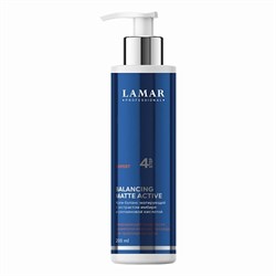 Lamar Professional Крем-баланс матирующий с экстрактом имбиря и азелаиновой кислотой BALANCING MATTE ACTIVE, 200 мл 0242 - фото 15159