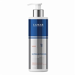 Lamar Professional Гель для дезинкрустации лица с алоэ и мятой ULTRA ACTIVE GEL, 400 мл 0246 - фото 15163