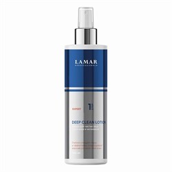 Lamar Professional Лосьон для чистки лица с алоэ вера и мочевиной DEEP CLEAN LOTION, 400 мл 0247 - фото 15164