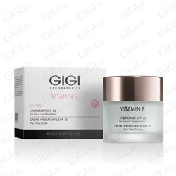 Увлажняющий крем для жирной кожи GIGI Vitamin E Hydratant SPF 20, 50 мл 47508 - фото 8351