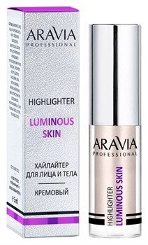 ARAVIA Хайлайтер с шиммером жидкий для лица и тела LUMINOUS SKIN - 01 4294 - фото 8860