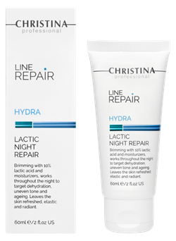 Line Repair Hydra Lactic Night Repair Восстанавливающий ночной крем с молочной кислотой, 60мл CHR934 - фото 9532