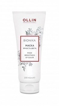 OLLIN Маска для окрашенных волос "Яркость цвета" BioNika, 200 мл 390060 - фото 9842