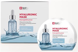 TETE Маска тканевая ЭКСПРЕСС-УХОД  "SOS для чувствительной кожи"/ BOX Hyaluronic mask, 1 шт. УТ000004427
