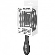 SOLOMEYA Расческа для сухих и влажных волос АРОМАТ ВИНОГРАДА / Wet Detangler Brush Paddle Grape, 1 шт. 818997-3A40