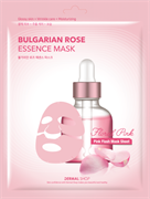 DERMAL Маска для лица фольгированная КОЛЛАГЕН и БОЛГАРСКАЯ РОЗА / Bulgarian Rose Essence Mask Rose Gold Foil, 30 мл 938486-F6DA