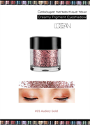 L'OCEAN Тени для век КРЕМОВЫЕ пигментные Creamy Pigment Eye Shadow #05 Audery Gold, 1,8 г 627991-4EDF