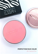 L'OCEAN Румяна для лица ЛЕГКИЕ Face Color Can в алюминиевом контейнере #01 Natural Pink, 5 г 913564-4EDF