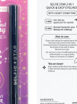 SELFIE STAR Подводка для глаз ФИОЛЕТОВАЯ со штампом ЗВЕЗДА / Selfie Star Quick & Easy Eyeliner Star stamp Brown, 1,2 г 8809620190380