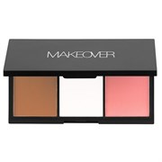 MAKEOVER Набор корректоров на палетке для коррекции лица SCULPTING KIT CONTOURING AND BLUSH PALETTE (Look 3) P0603