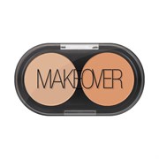 MAKEOVER Консилер для зоны вокруг глаз MULTI-ACTION CONCEALER KIT ANTI-CERNES (Cool Sand&Light Peach) C02BCCK04