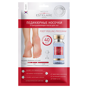INSTITUTE ESTELARE Маска-носочки ОТШЕЛУШИВАЮЩАЯ для педикюра ног, 40 г 582984-807A