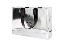 SHIK Пакет серебро с черными ручками 300*220*120 4631165825014