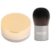 MAKEOVER Рассыпчатая пудра с кисточкой Кабуки LOOSE POWDER FOUNDATION WITH MINI KABUKI BRUSH (Ivori Silk) F0904
