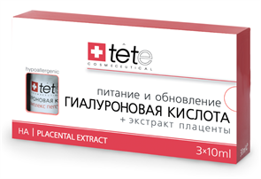 Гиалуроновая кислота + Экстракт плаценты / TETe Hyaluronic Acid + Placental Extract 3*10 ml 2753
