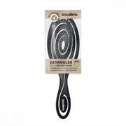 SOLOMEYA Расческа био для волос подвижная ЧЕРНАЯ Detangling Bio Hair Brush Black, 1шт. 2RCS7t6QjagaJTJjPXR682